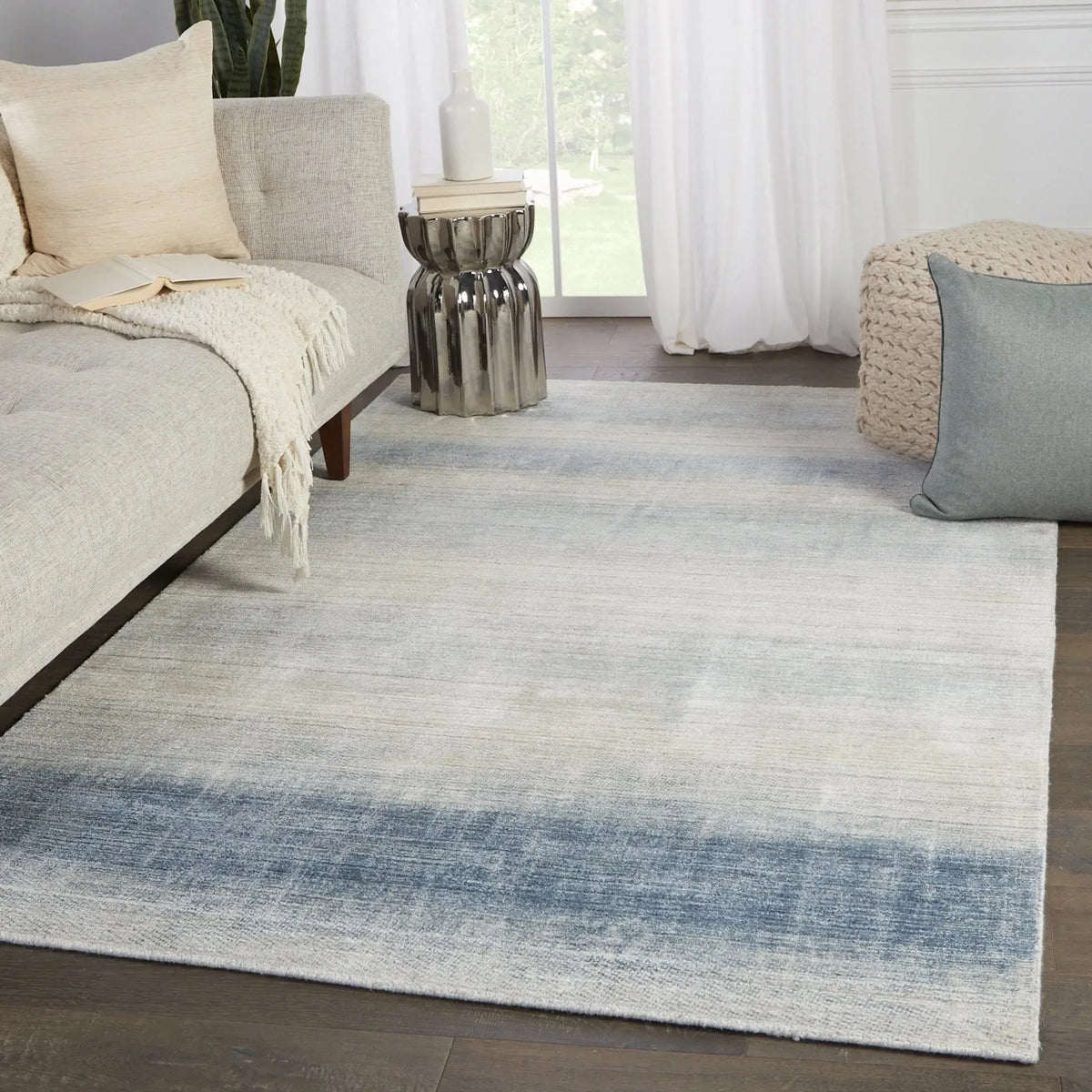 Newport By Barclay Butera Nbb04 Bayshores Blue/Beige Rug
