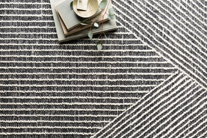 Newton by Magnolia Home NET-01 Charcoal/Ivory Rug