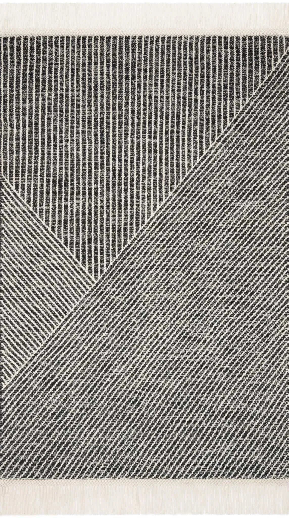 Newton by Magnolia Home NET-01 Charcoal/Ivory Rug