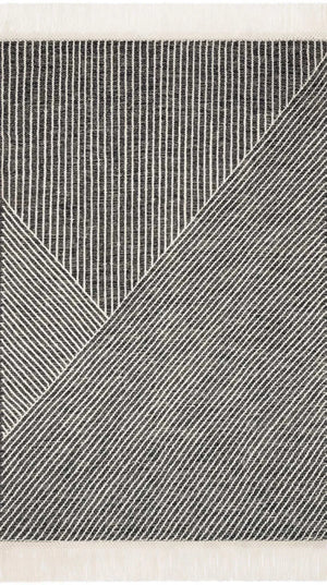 Newton by Magnolia Home NET-01 Charcoal/Ivory Rug