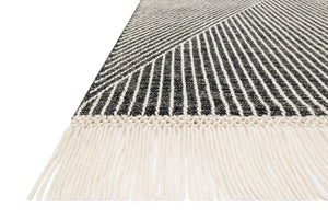 Newton by Magnolia Home NET-01 Charcoal/Ivory Rug
