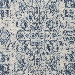 Nicole Curtis Pillow VJ020 Ivory Navy Pillow