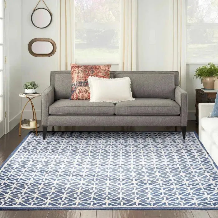Nicole Curtis Series 2 SR201 Blue Rug