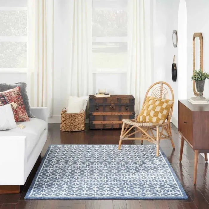 Nicole Curtis Series 2 SR201 Blue Rug