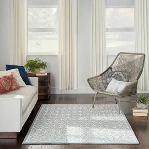 Nicole Curtis Series 2 SR201 Light Blue Rug