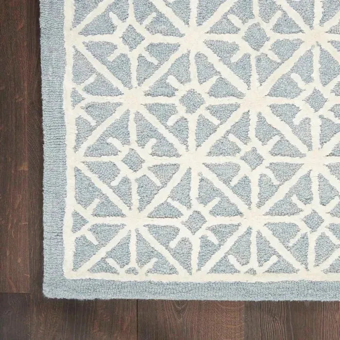Nicole Curtis Series 2 SR201 Light Blue Rug