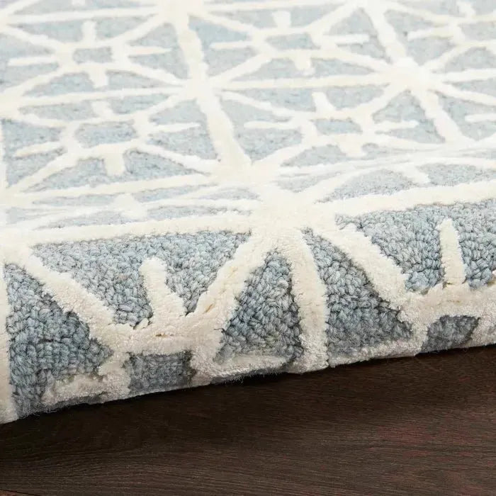 Nicole Curtis Series 2 SR201 Light Blue Rug