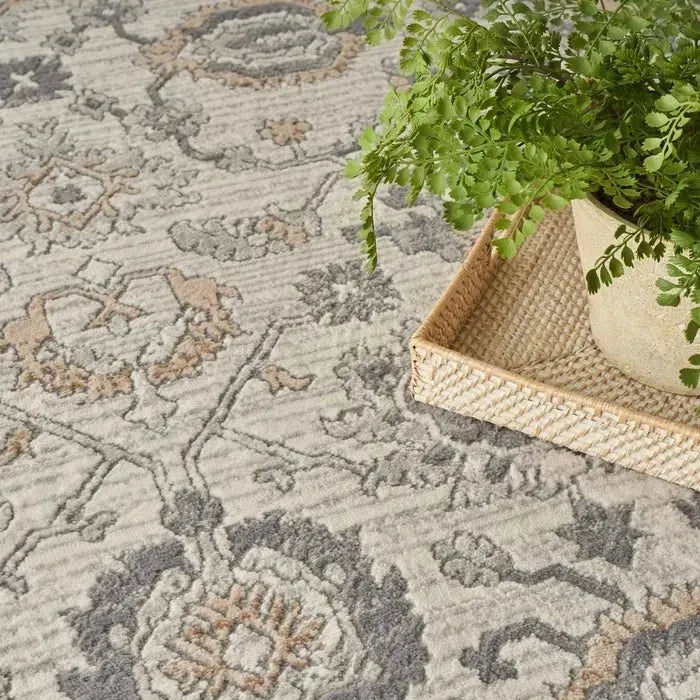 Nicole Curtis Series 4 SR401 Cream/Grey Rug