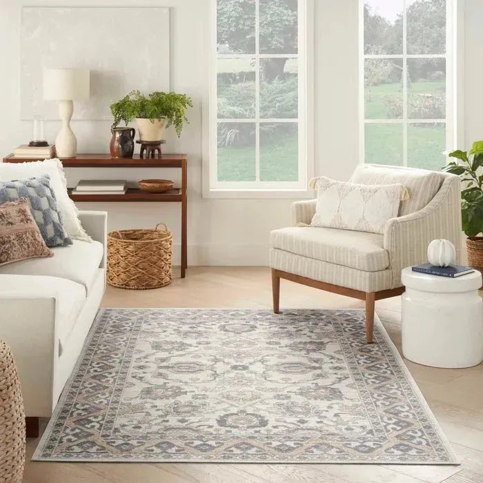 Nicole Curtis Series 4 SR401 Cream/Grey Rug