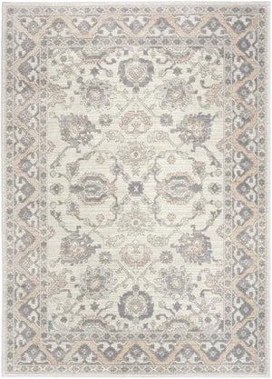 Nicole Curtis Series 4 SR401 Cream/Grey Rug