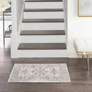 Nicole Curtis Series 4 SR402 Cream/Blue Rug