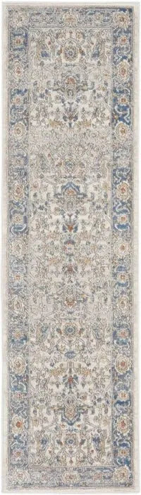 Nicole Curtis Series 4 SR402 Cream/Blue Rug