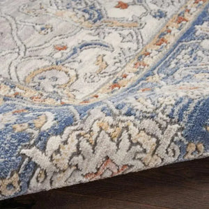 Nicole Curtis Series 4 SR402 Cream/Blue Rug