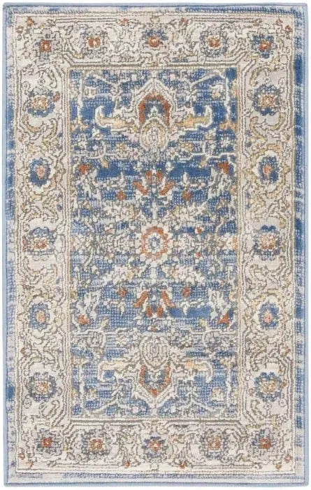 Nicole Curtis Series 4 SR402 Light Blue/Grey Rug