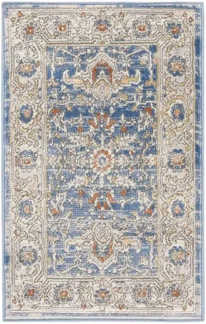 Nicole Curtis Series 4 SR402 Light Blue/Grey Rug