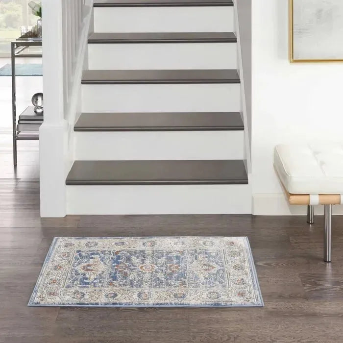 Nicole Curtis Series 4 SR402 Light Blue/Grey Rug