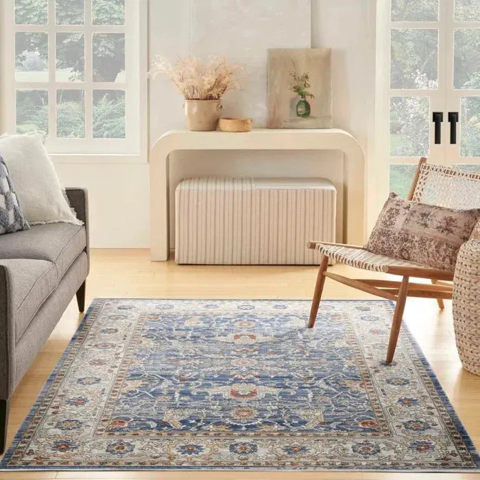 Nicole Curtis Series 4 SR402 Light Blue/Grey Rug