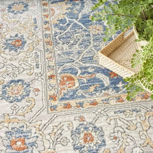Nicole Curtis Series 4 SR402 Light Blue/Grey Rug