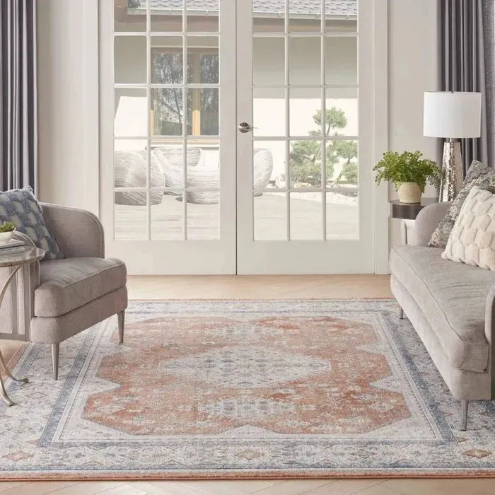 Nicole Curtis Series 4 SR403 Cream/Multi Rug