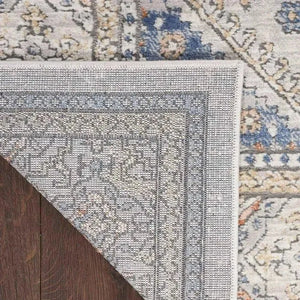 Nicole Curtis Series 4 SR403 Grey/Blue Rug