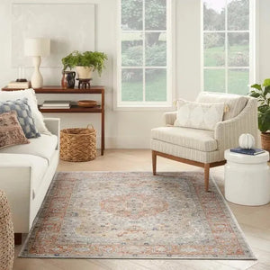 Nicole Curtis Series 4 SR404 Ivory/Multi Rug