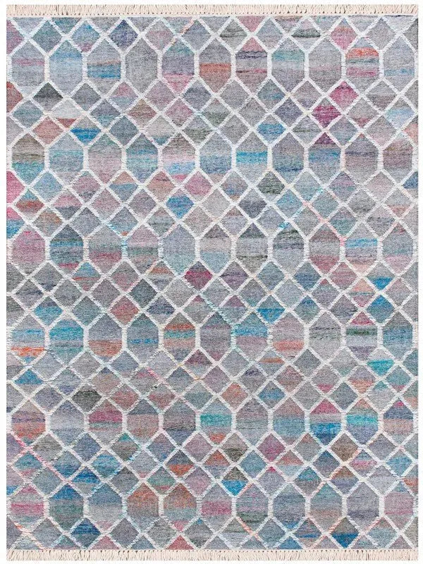 Nimroz 81985BMU Blue/Multi Rug