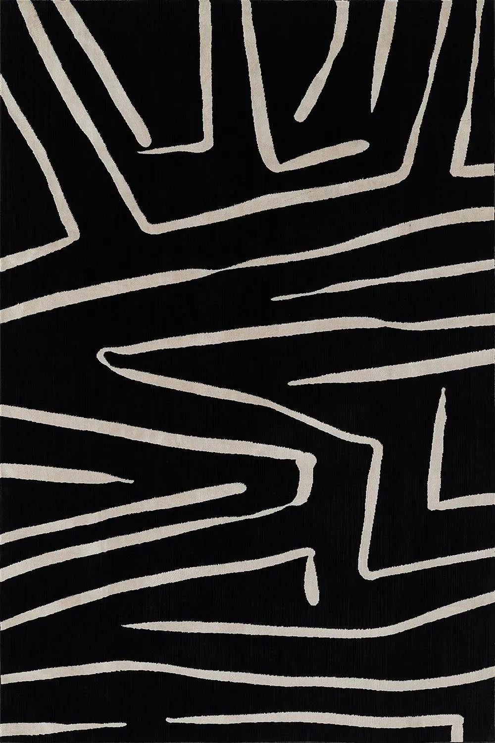 Noho NO-4 Black Rug