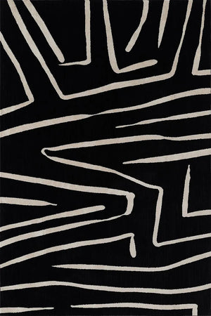 Noho NO-4 Black Rug