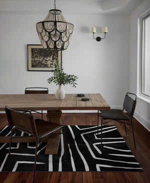 Noho NO-4 Black Rug