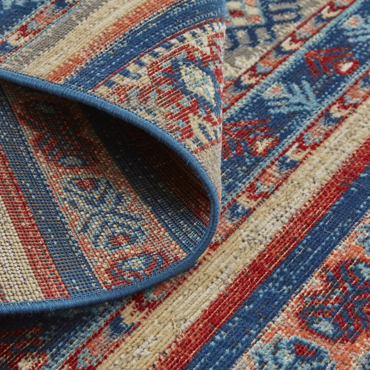 Nolan 39Atf Blue/Rust Rug