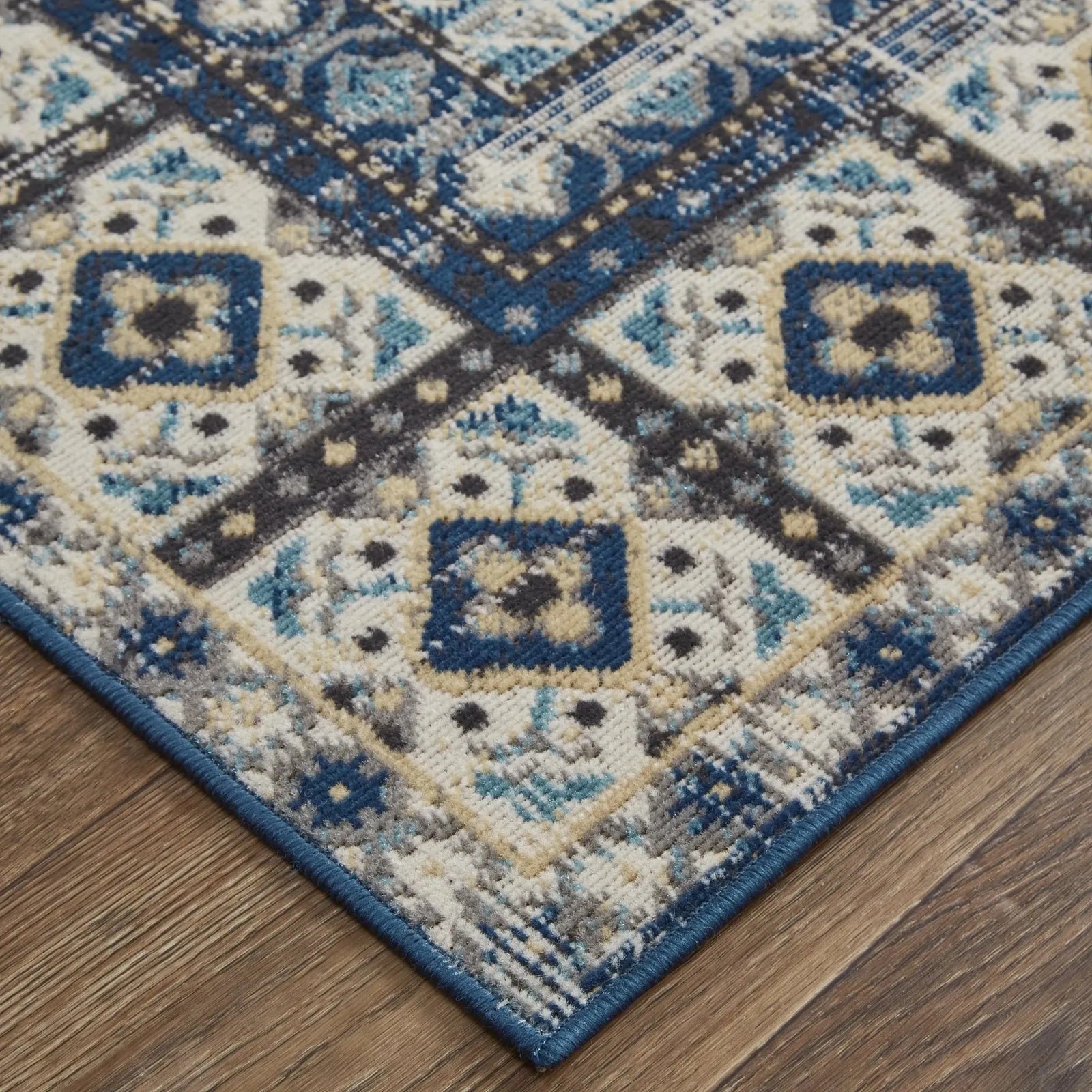 Nolan 39Byf Blue/Beige Rug
