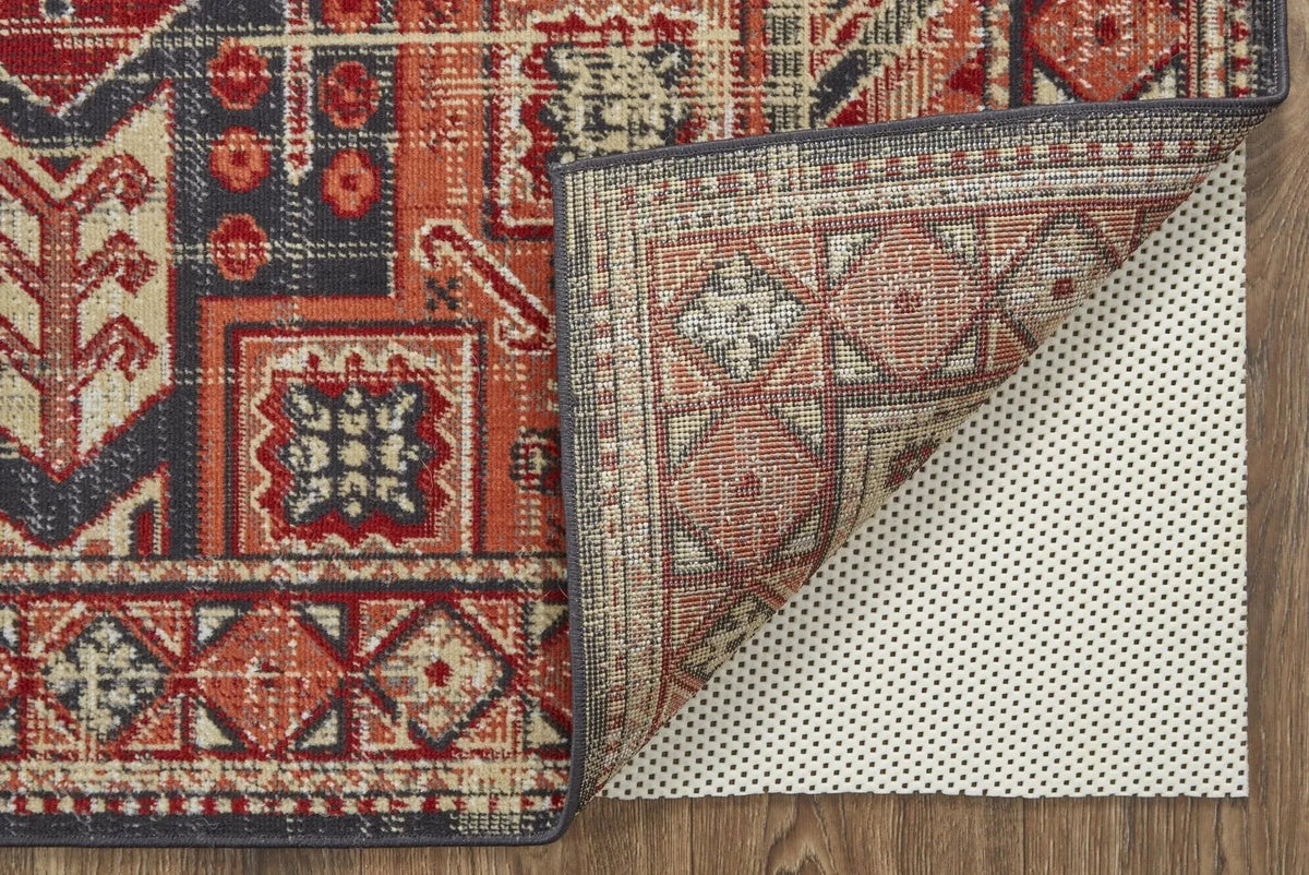 Nolan 39Bzf Red/Gray Rug