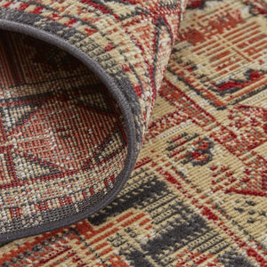 Nolan 39Bzf Red/Gray Rug