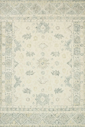 Norabel NOR-01 Ivory / Slate Rug