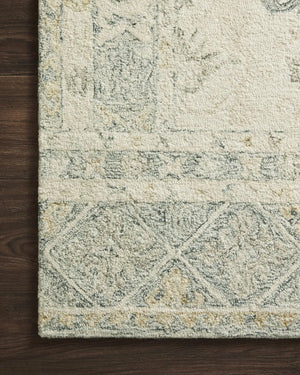 Norabel NOR-01 Ivory / Slate Rug