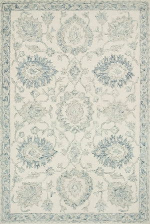 Norabel Nor-04 Ivory/Blue Rug