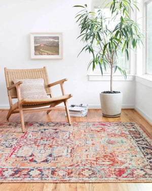 Nour NU-01 Lava/Navy Rug - Rug & Home