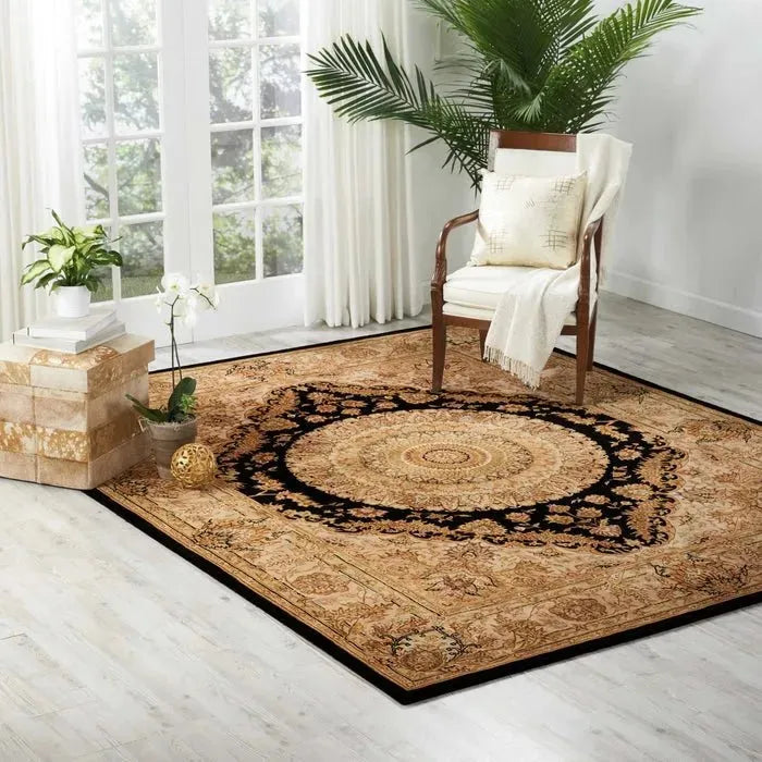 Nourison 2000 2233 Black Rug