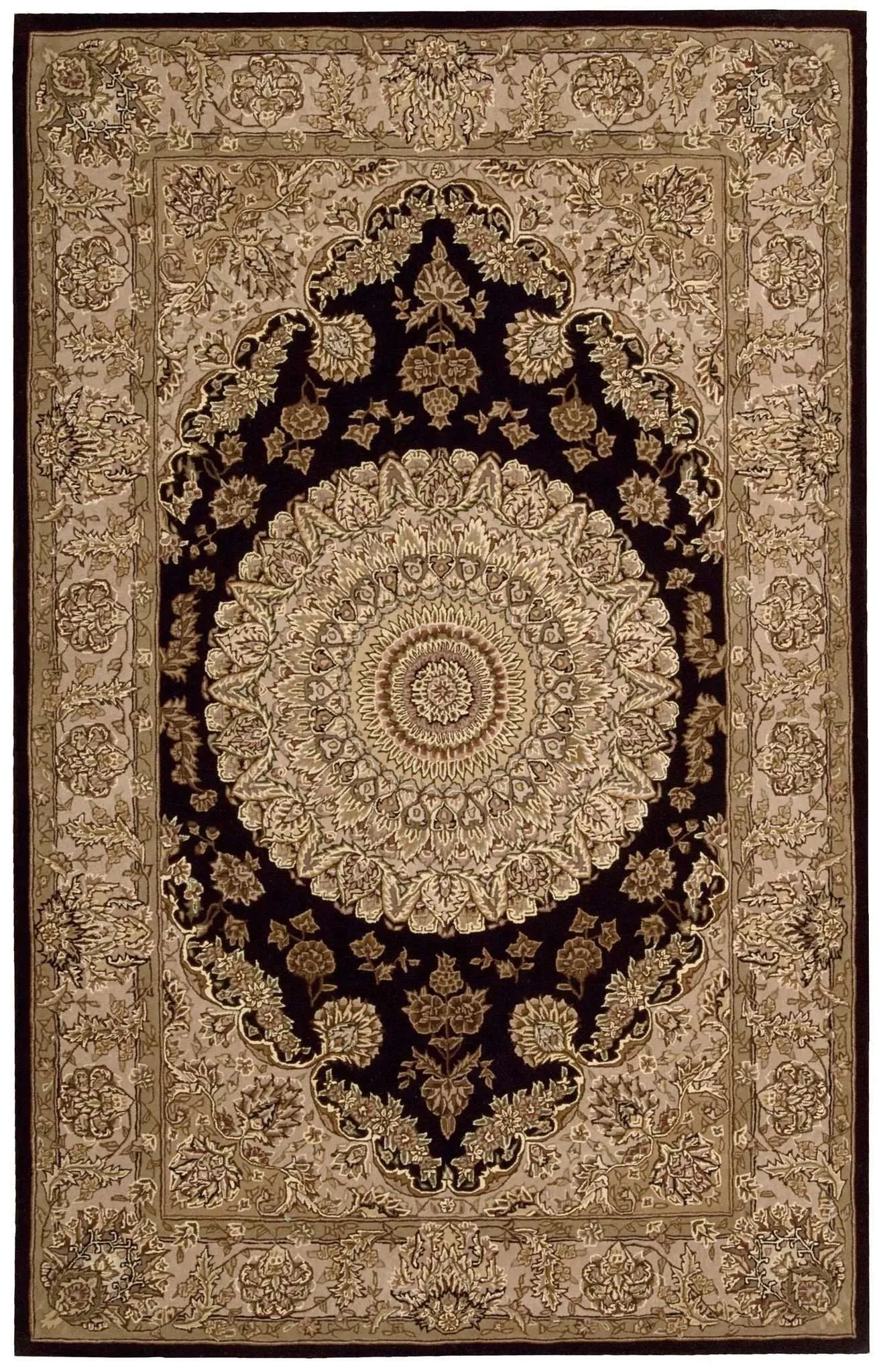Nourison 2000 2233 Black Rug