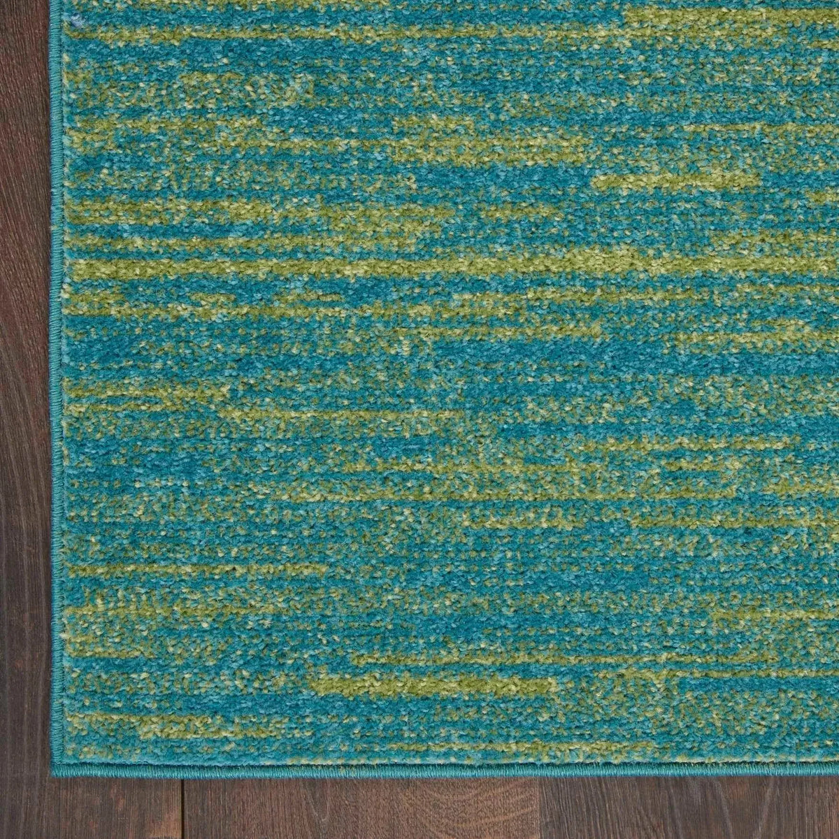 Nourison Essentials Nre01 Blue Green Rug