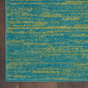 Nourison Essentials Nre01 Blue Green Rug