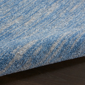 Nourison Essentials Nre01 Blue/Grey Rug