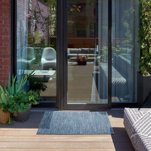 Nourison Essentials Nre01 Blue/Grey Rug