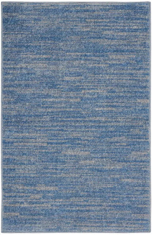 Nourison Essentials Nre01 Blue/Grey Rug