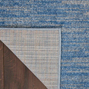 Nourison Essentials Nre01 Blue/Grey Rug