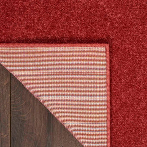 Nourison Essentials Nre01 Brick Red Rug