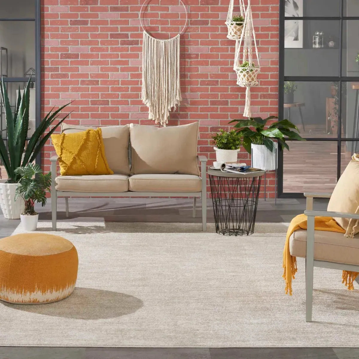 Nourison Essentials Nre01 Ivory Beige Rug