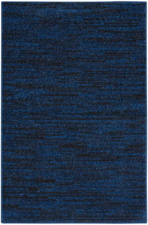 Nourison Essentials Nre01 Midnight Blue Rug