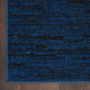 Nourison Essentials Nre01 Midnight Blue Rug
