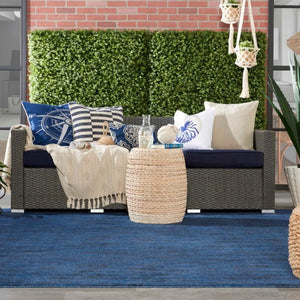 Nourison Essentials Nre01 Midnight Blue Rug